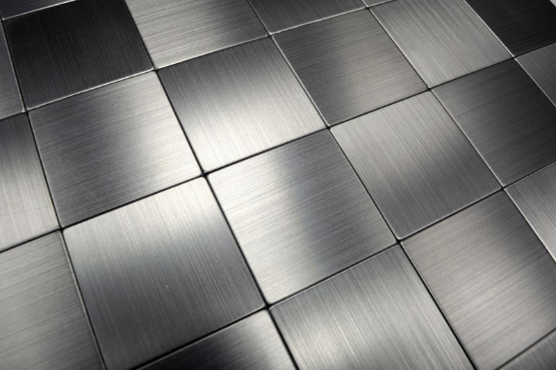 Hand sample mosaic tile self-adhesive aluminum silver metal metal MOS200-4MM99_m