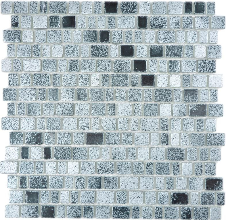 Hand pattern transparent crystal mosaic glass mosaic gray black wall tile backsplash kitchen bathroom MOS85-0203_m