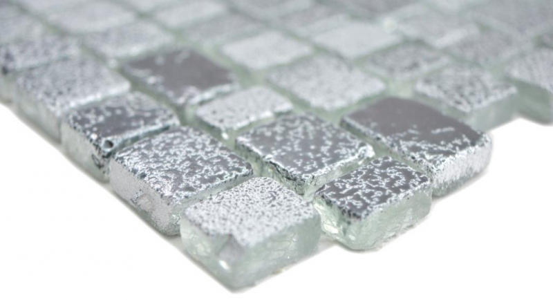 Hand pattern transparent crystal mosaic glass mosaic gray black wall tile backsplash kitchen bathroom MOS85-0203_m