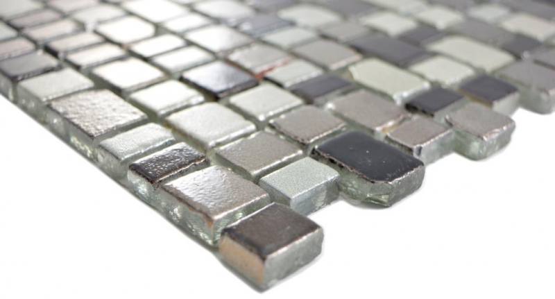 Hand pattern transparent crystal mosaic glass mosaic coffee wall tile backsplash kitchen bathroom MOS85-1213_m