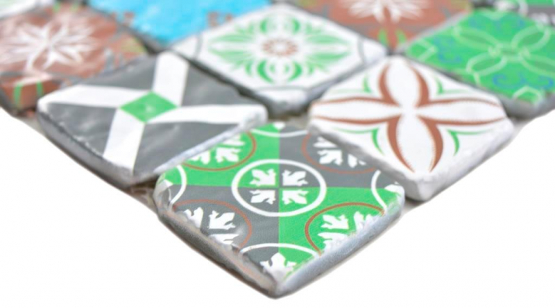 Hand pattern transparent crystal glass mosaic retro wall tile backsplash kitchen bathroom MOS160-0909_m