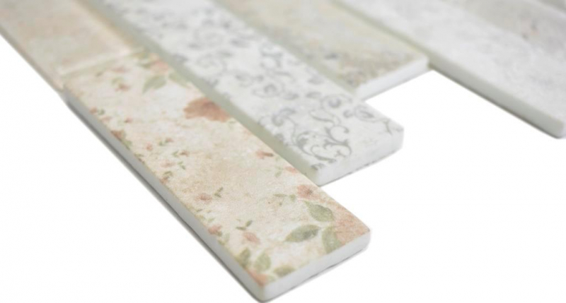 Hand pattern translucent mosaic brick composite ECO glass mosaic rose wall tile backsplash kitchen bathroom MOS24-2095_m