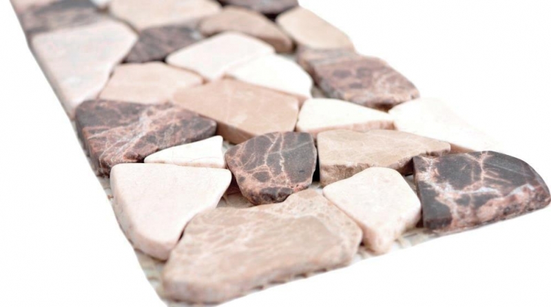 Marble border border Castanao cream beige brown natural stone border wall bathroom kitchen floor sauna WC - MOSBOR-CB15