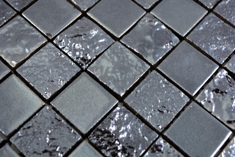 Ceramic mosaic tile exclusive Japan graphite black wall tile backsplash kitchen bathroom WC - MOS18-0303