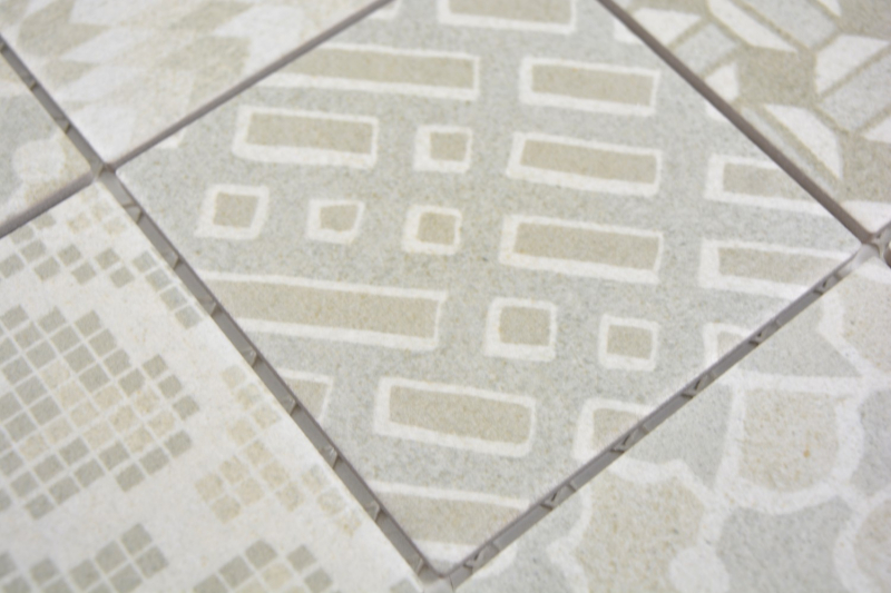 Hand-painted ceramic mosaic picolo BIANCO mosaic tile wall tile backsplash kitchen bathroom MOS22B-B01_m