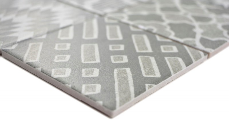 Hand-painted ceramic mosaic picolo GRIGIO mosaic tile wall tile backsplash kitchen bathroom MOS22B-G02_m