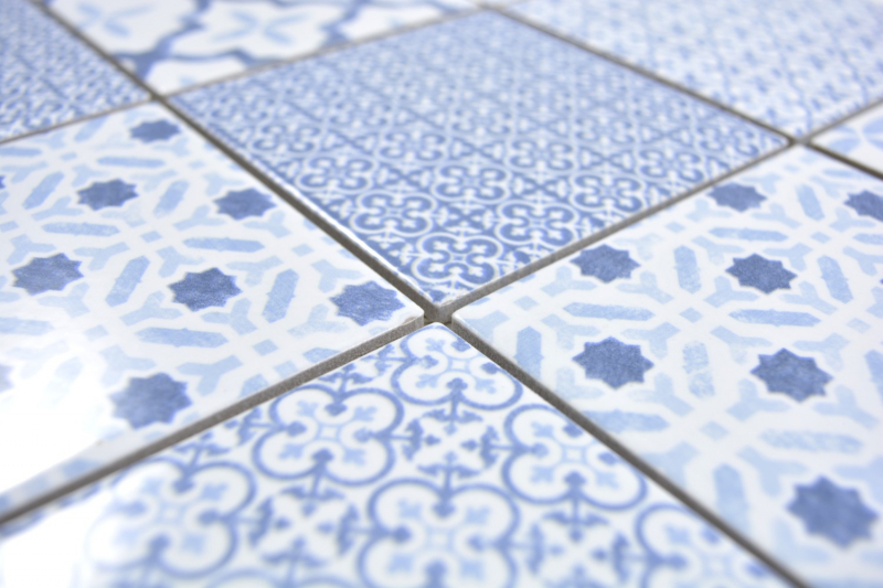 Hand-painted ceramic mosaic COOL blue mosaic tile wall tile backsplash kitchen bathroom MOS22B-CB04_m