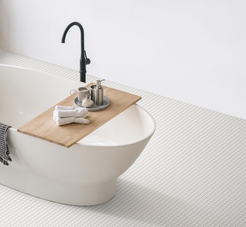 Ceramic mosaic Mosaic tiles SLIPPROOF SLIPPROOF floor Shower tray OLD WHITE MOS18-0102-R10