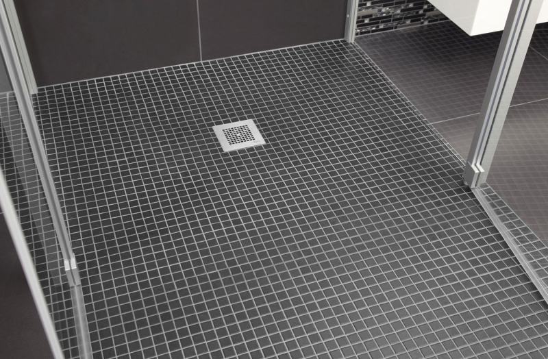 Ceramic mosaic mosaic tiles non-slip non-slip shower tray stone gray matt wall tile - MOS18-0208-R10