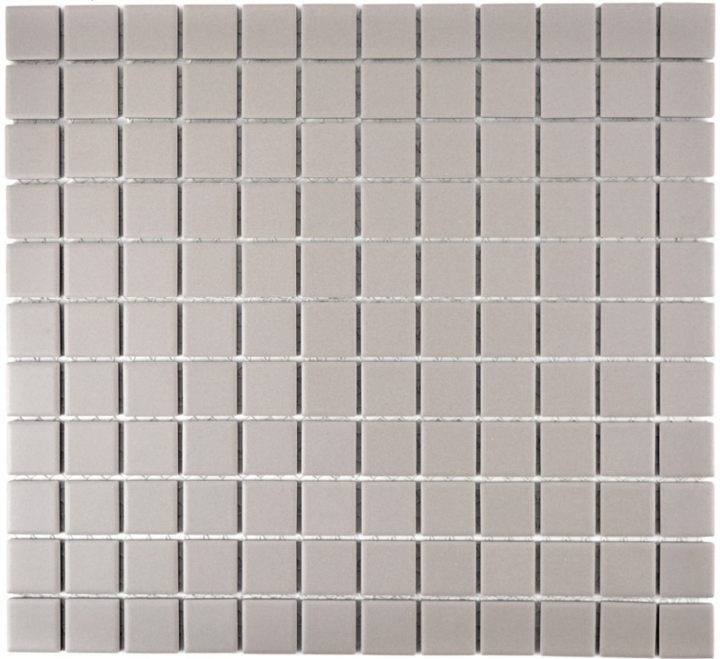 Ceramic mosaic mosaic tiles LIGHT GRAY SOAP GRAY CREAM WALL FLOOR unglazed non-slip kitchen wall - MOS18-0204-R10