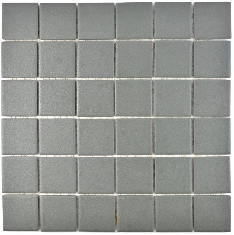 Hand-painted mosaic tile ceramic gray metal SLIPPING SLIPPROOF MOS14-0222-R10_m