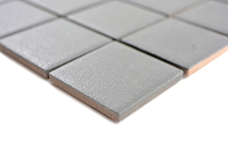 Hand-painted mosaic tile ceramic gray metal SLIPPING SLIPPROOF MOS14-0222-R10_m
