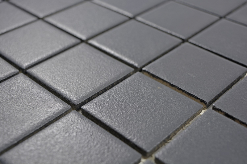 Hand sample mosaic tile ceramic soft black SLIPPROOF SLIPPROOF MOS14-0311-R10_m