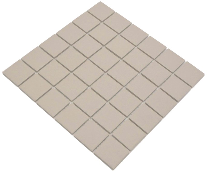Ceramic mosaic tile light beige magnolia unglazed RUGGED shower base floor tile - MOS14B-1211-R10