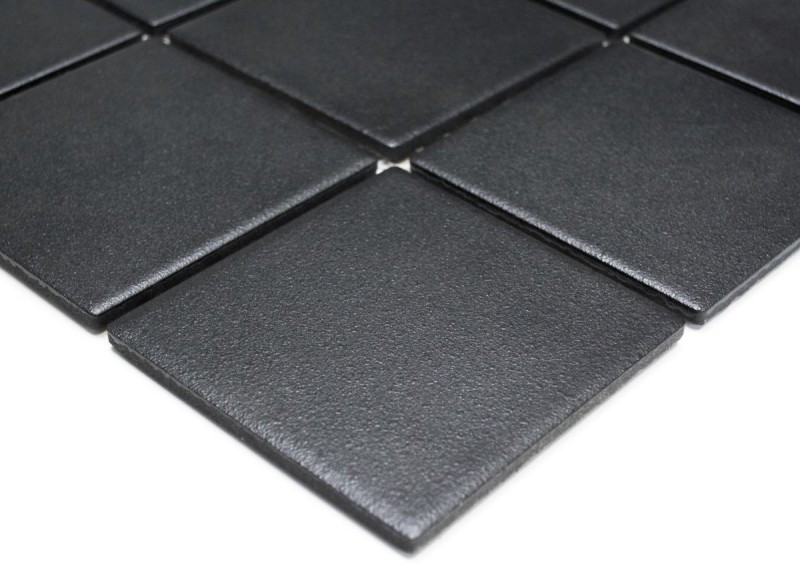 Mosaic tile wall ceramic anthracite black non-slip non-slip shower tray floor tile WC - MOS22-0302-R10