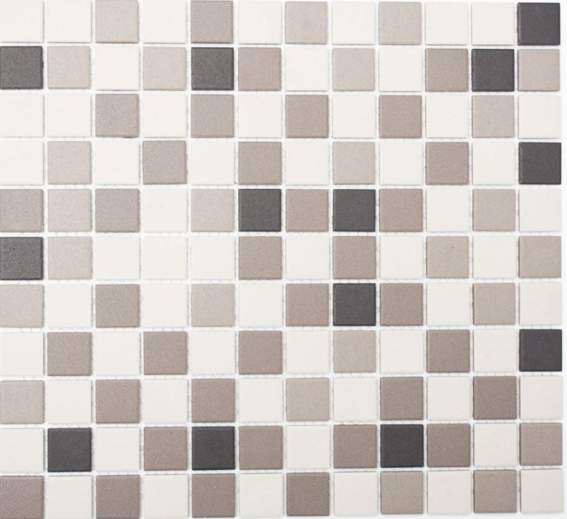 Mosaic tile ceramic light beige gray antique white anthracite unglazed non-slip tile backsplash - MOS18-0205