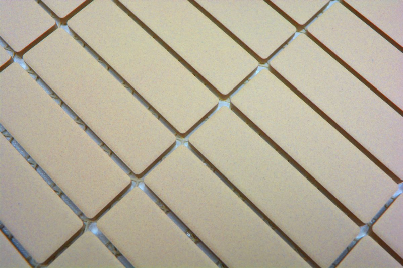 Mosaic tile ceramic rods light beige unglazed shower tray floor tile MOS24B-1211-R10_f