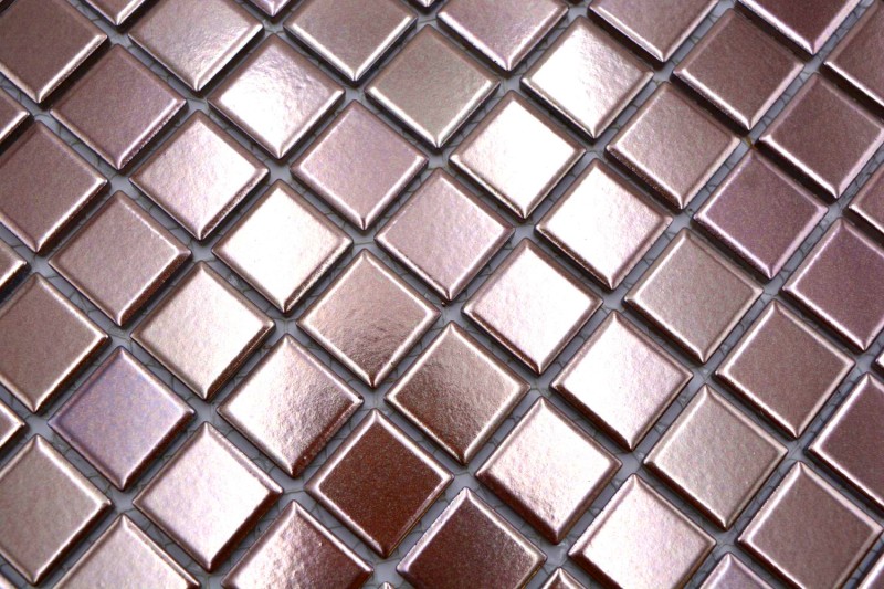 Copper mosaic ceramic mosaic mosaic tiles BROWN CHROME wall tile backsplash kitchen MOS24-0215