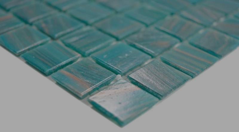 Glass mosaic mosaic tiles green turquoise copper tile backsplash kitchen bathroom MOS230-GA67