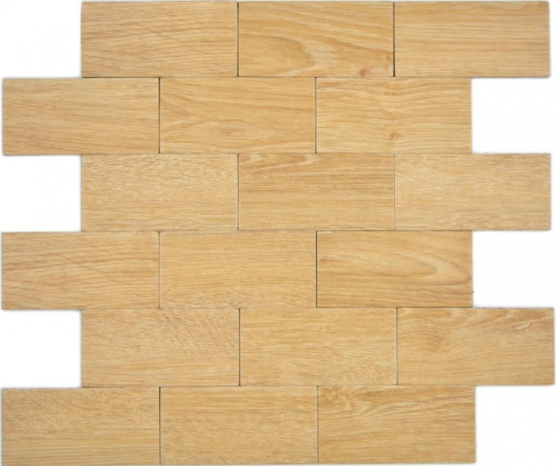 self-adhesive mosaic foil wall facing vinyl wood look beech subway kitchen splashback tile backsplash