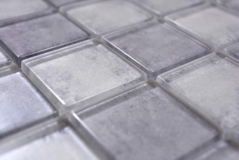Glass mosaic mosaic tiles pastel gray wall tile backsplash kitchen bathroom - MOS88-0020