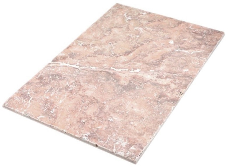 Floor tile Rossoverona rose teracotta antique look travertine mosaic tile wall tile backsplash kitchen bathroom - MOSf-45-45061