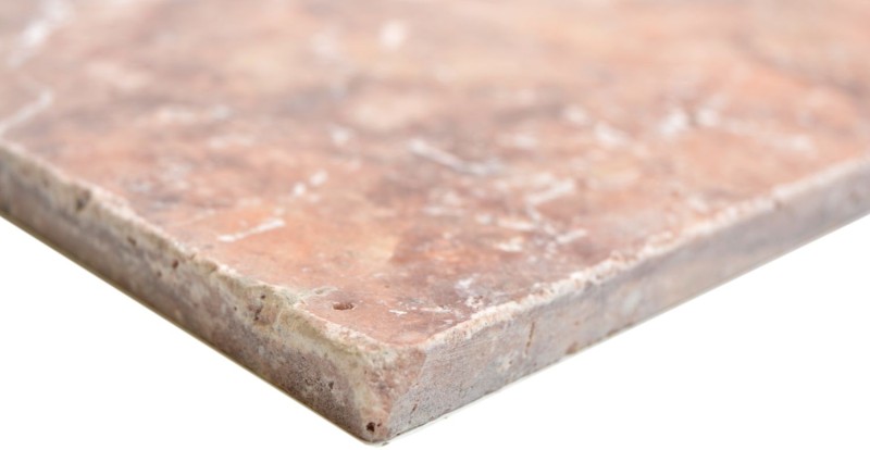 Floor tile Rossoverona rose teracotta antique look travertine mosaic tile wall tile backsplash kitchen bathroom - MOSf-45-45061