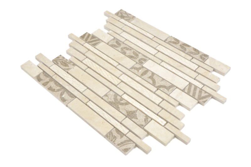 Marble mosaic tile ceramic mosaic beige cream wall tile backsplash kitchen - MOS180-A0127B