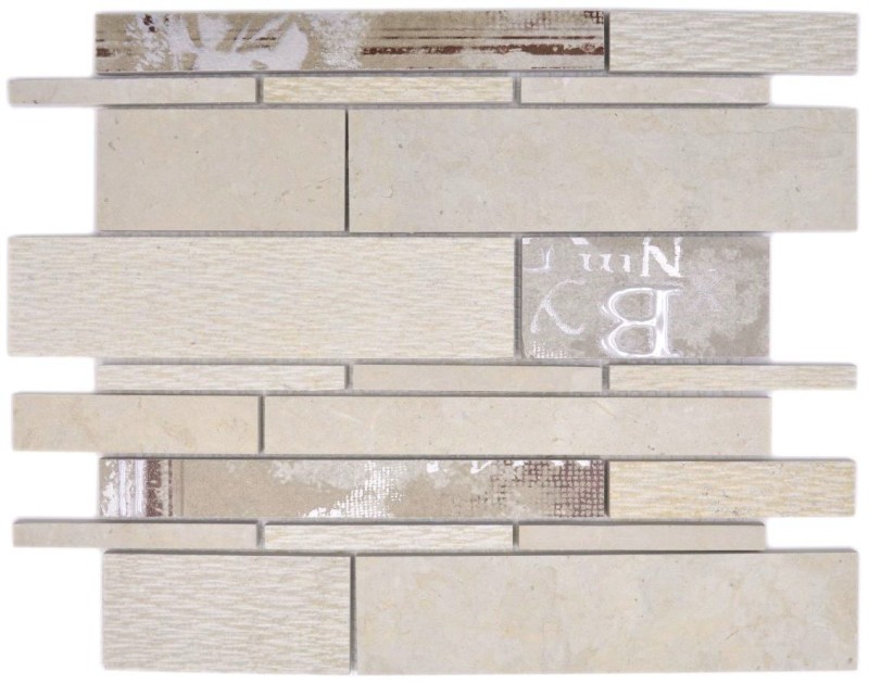 Marble mosaic tile ceramic mosaic red-brown wall tile backsplash - MOS180-A01STB