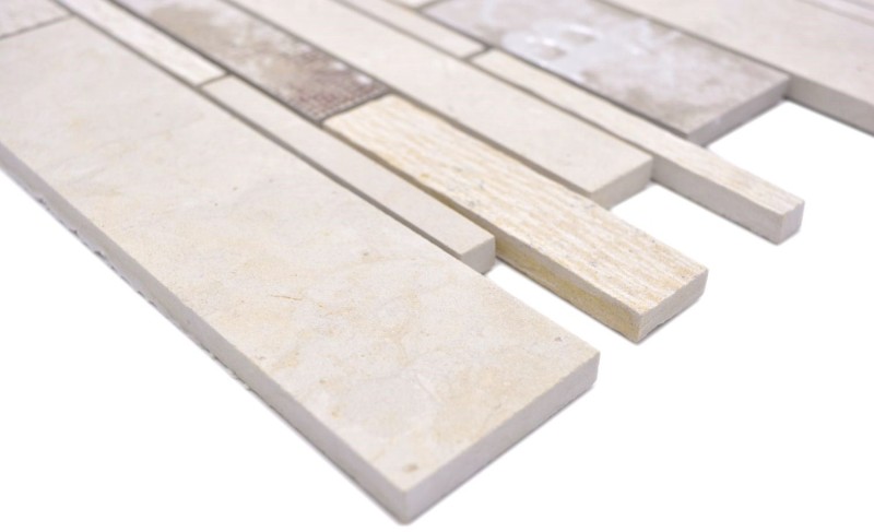Marble mosaic tile ceramic mosaic red-brown wall tile backsplash - MOS180-A01STB
