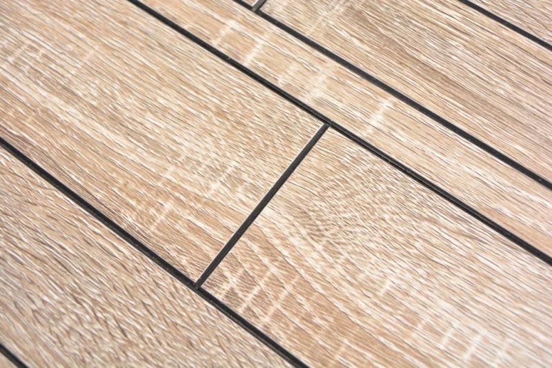 Self-adhesive wall cladding wood look DIY kitchen splashback tile backsplash MOS200-57WGS