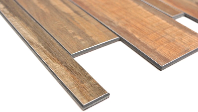 Wall cladding Kitchen splashback Self-adhesive wood-effect facing panels MOS200-58WRS