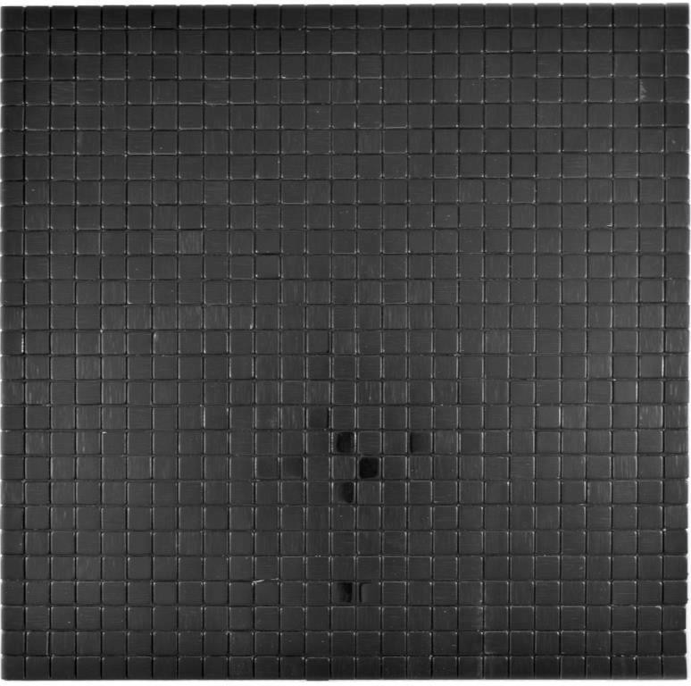 self-adhesive metal look aluminum black matt/glossy brushed tile backsplash kitchen wall MOS200-L1B