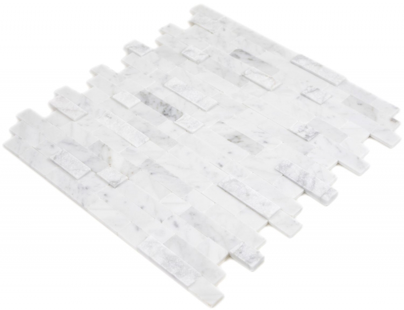 Natural stone composite Carrara look MOS200-M22_f