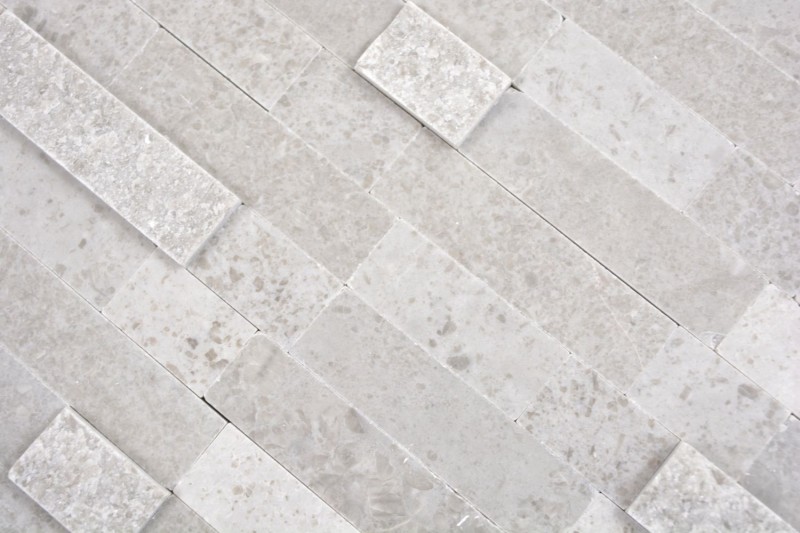 self-adhesive composite mosaic sticks natural stone gray tile backsplash kitchen wall optics MOS200-M32