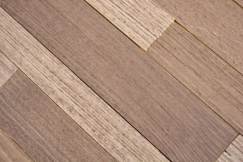 self-adhesive real wood panels composite beige brown HSC wooden wall tile backsplash kitchen splashback MOS170-PW1
