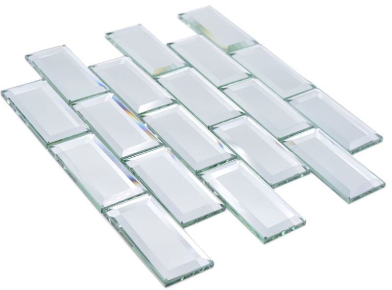 Glass mosaic mosaic tiles silver mirror mosaic tile mirror kitchen shower bathroom MOS180-03