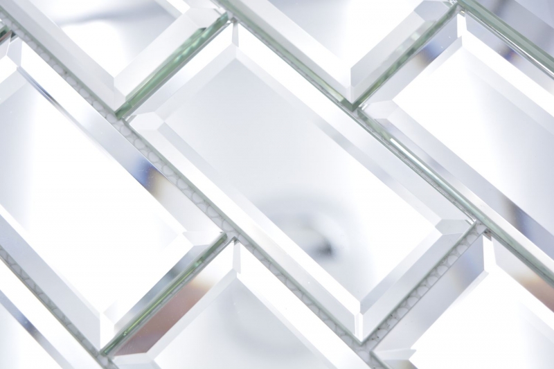 Glass mosaic mosaic tiles silver mirror mosaic tile mirror kitchen shower bathroom MOS180-03