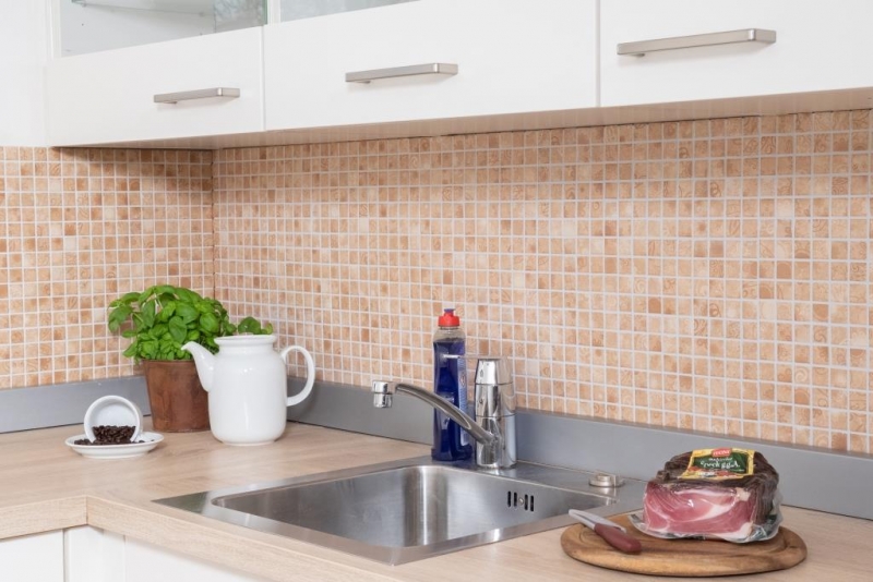 Hand pattern mosaic tile retro vintage ceramic mosaic beige brown kitchen splashback MOS18D-1412_m