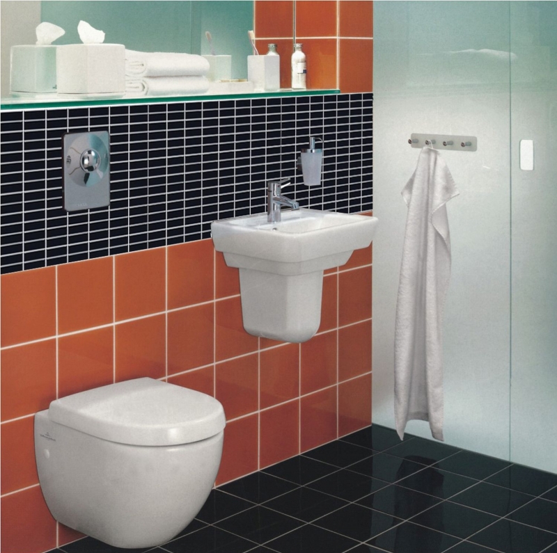 Hand sample Mini Metro Subway mosaic tile ceramic black backsplash kitchen MOS26-0302_m