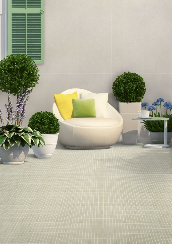 Hand-patterned mosaic tile ceramic rods stone look light beige tile backsplash kitchen MOS24-STSO45_m