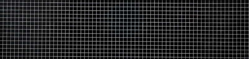 Hand-painted mosaic tile ceramic BLACK GLOSSY wall tile backsplash kitchen MOS18-0302_m