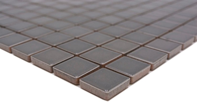 Hand-painted mosaic tile ceramic metal gray kitchen splashback BAD MOS18D-0204_m