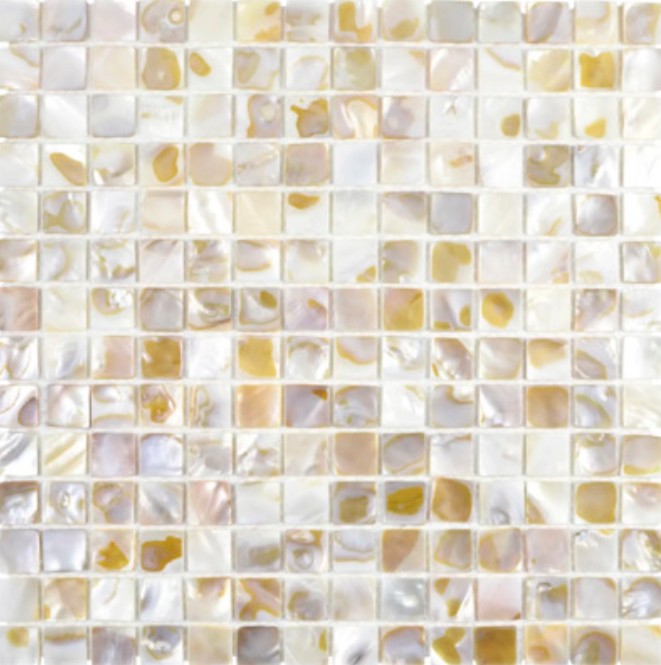 Hand pattern mosaic tile shell light beige wall tile bathroom tile MOS150-SM203_m