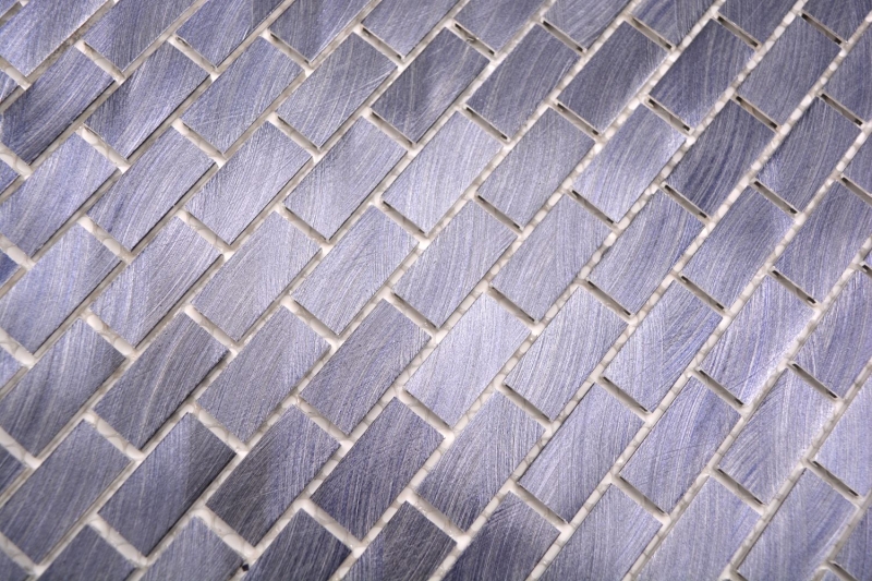 Hand pattern mosaic tile aluminum brick aluminum black tile backsplash kitchen MOS48-0304_m
