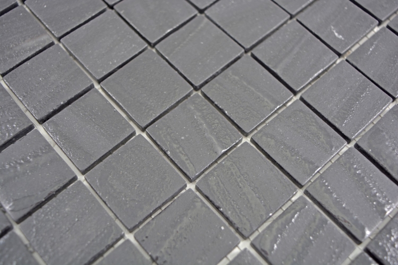 Hand sample mosaic tile ECO Recycling GLAS ECO black anthracite MOS360-03_m
