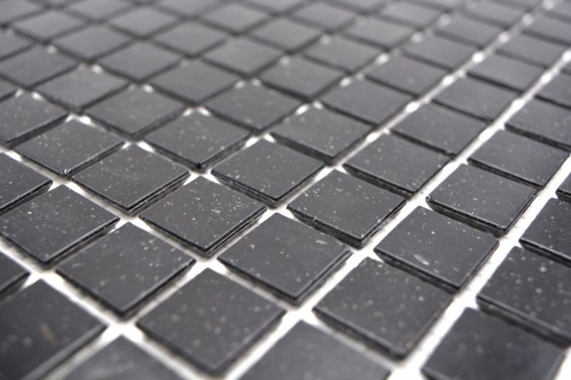 Hand sample mosaic tile glass black wall tile bathroom tile MOS50-0302_m