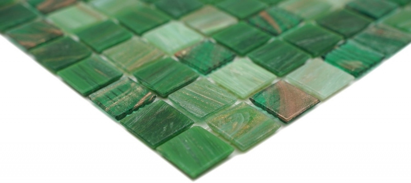 Hand pattern mosaic tile glass gold-silk green wall tile bathroom tile shower splashback tile mirror MOS54-0504_m
