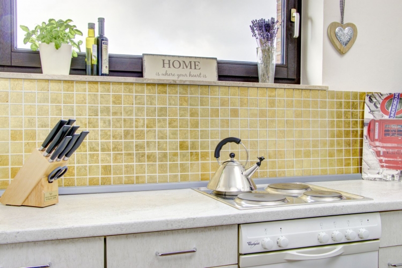 Hand-painted mosaic tile Translucent glass mosaic Crystal gold structure MOS120-0746_m