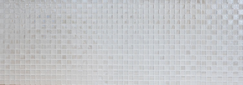 Hand-painted mosaic tile Tile backsplash Translucent white Glass mosaic Crystal chandelier white MOS88-8LU90_m